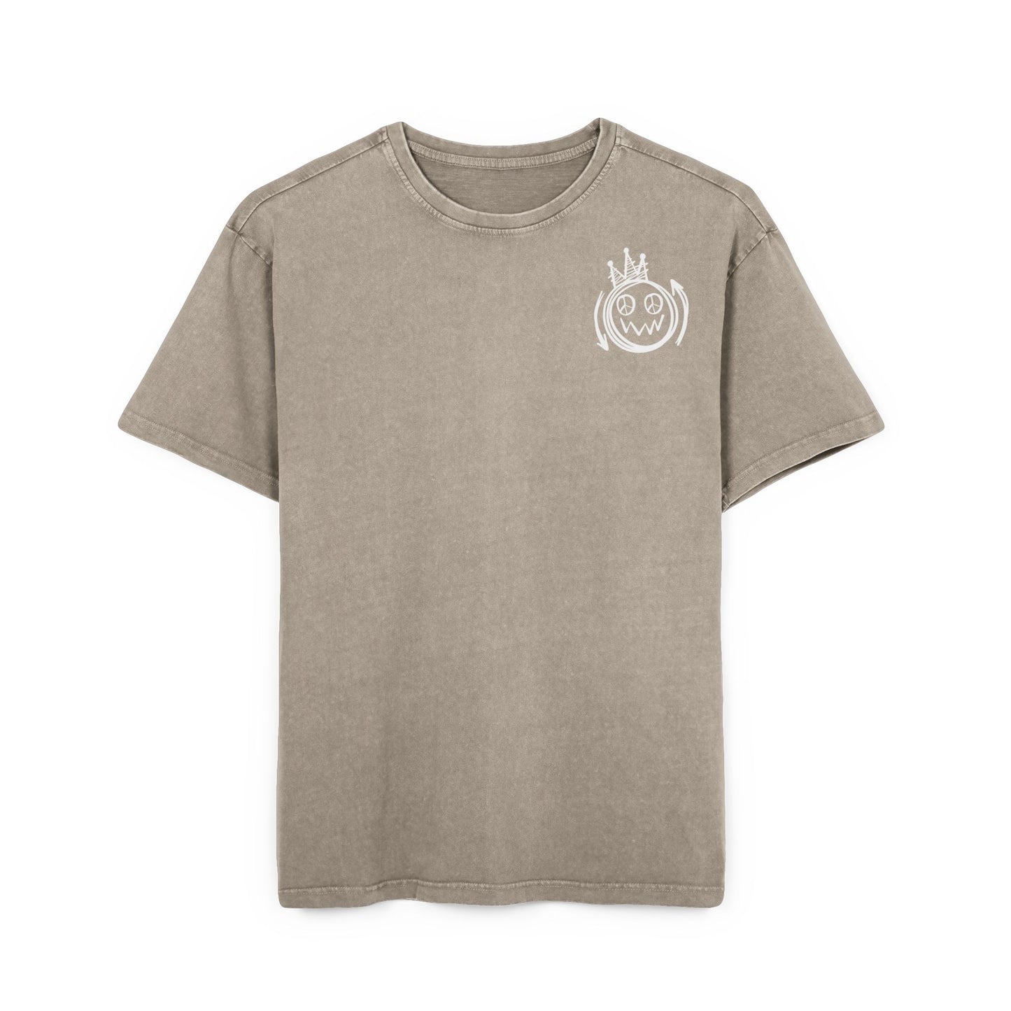 Fearless Graffiti Oversized Acid Wash Tee