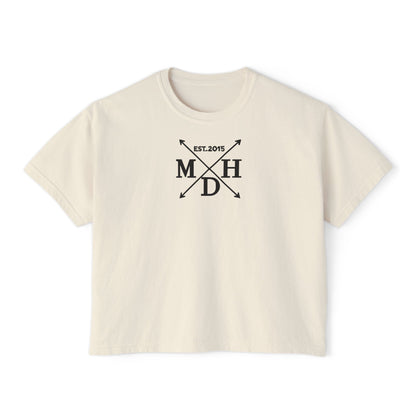Women's Boxy Tee Great Things Await