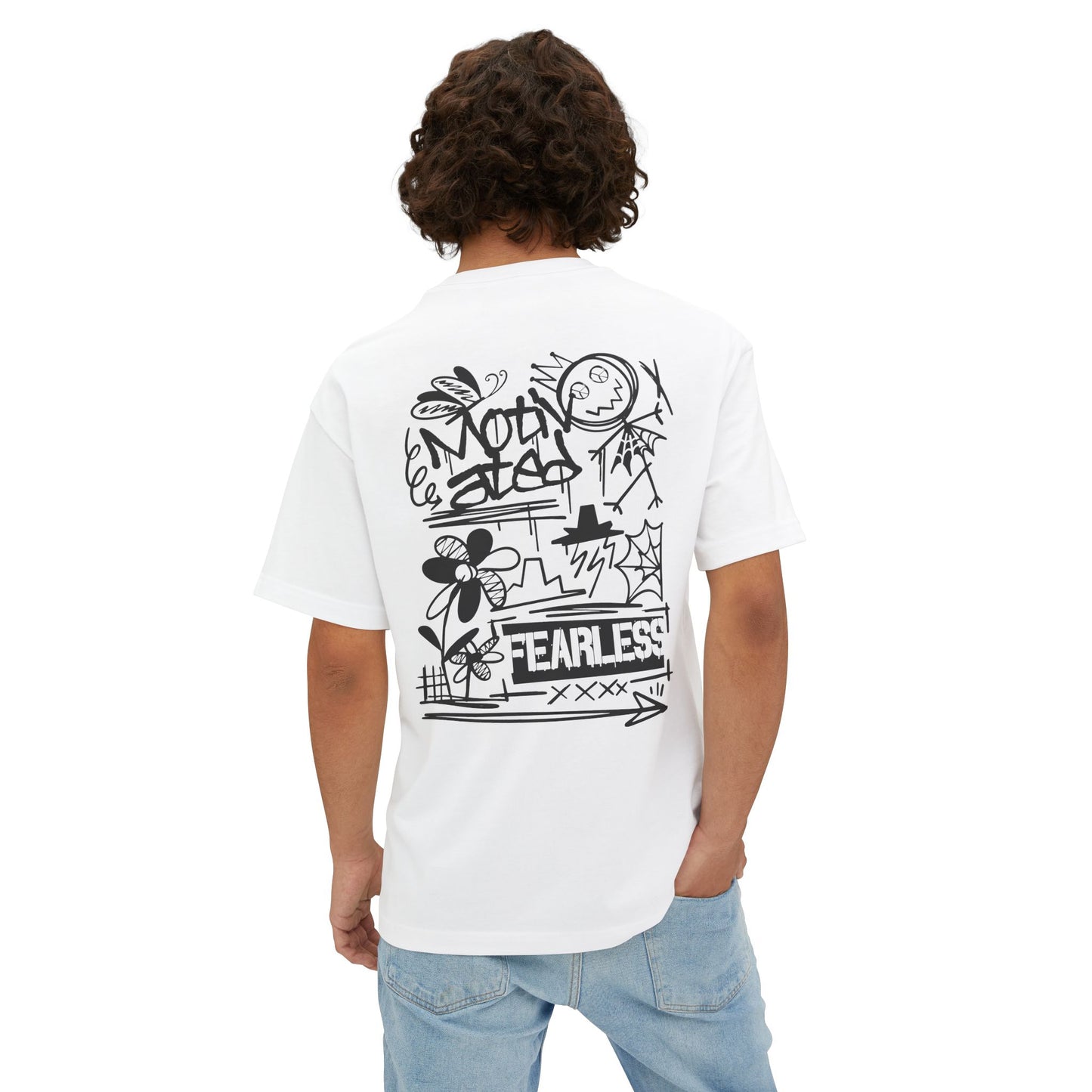 Fearless Oversized Tee - Unisex Graphic T-Shirt