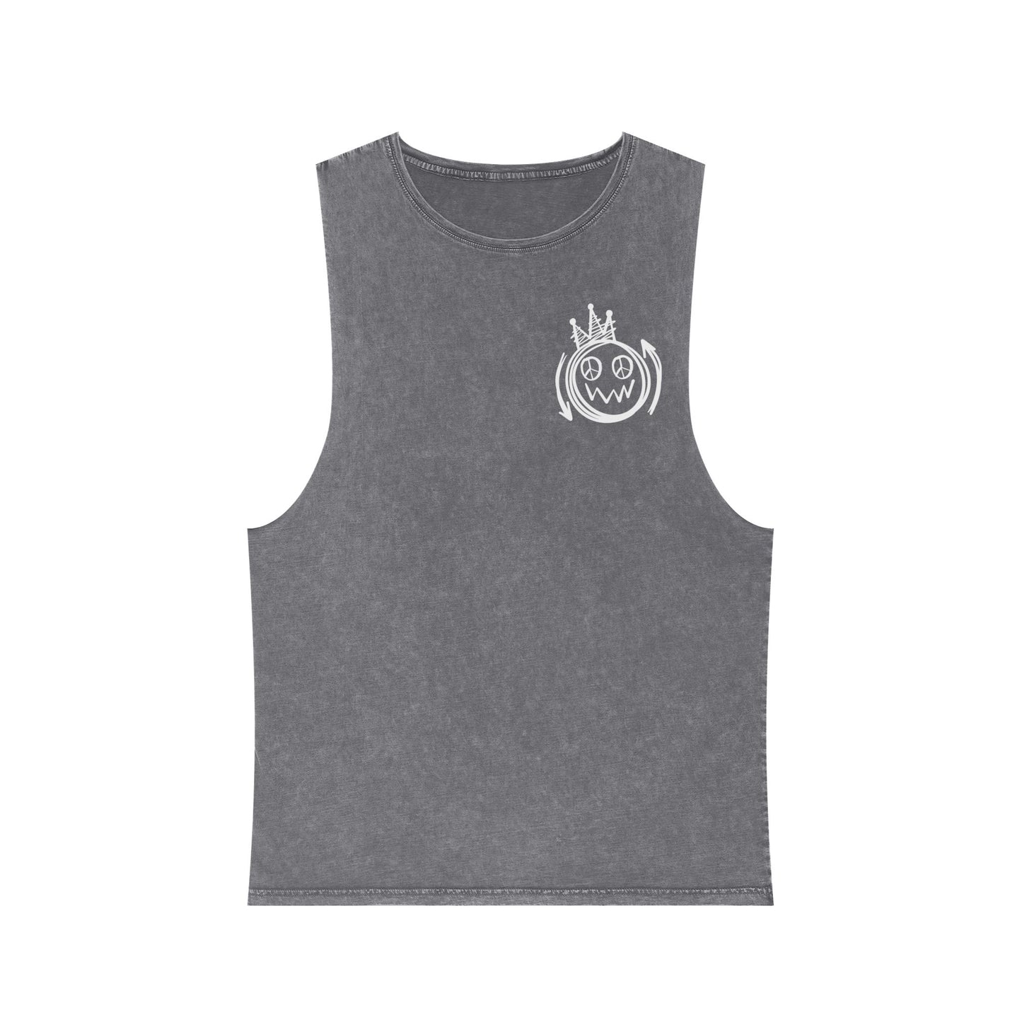 Fearless Graffiti Stonewash Tank Top
