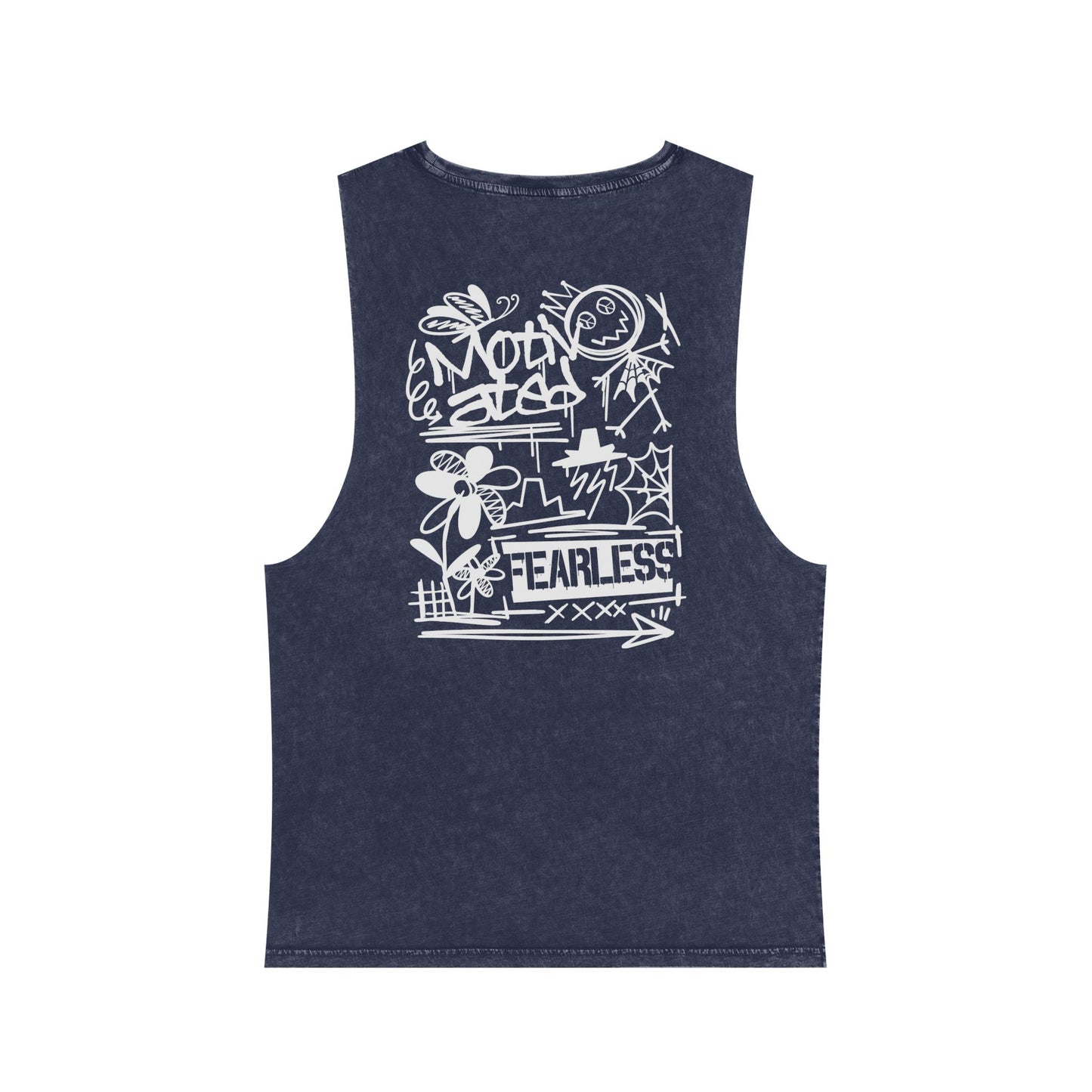 Fearless Graffiti Stonewash Tank Top