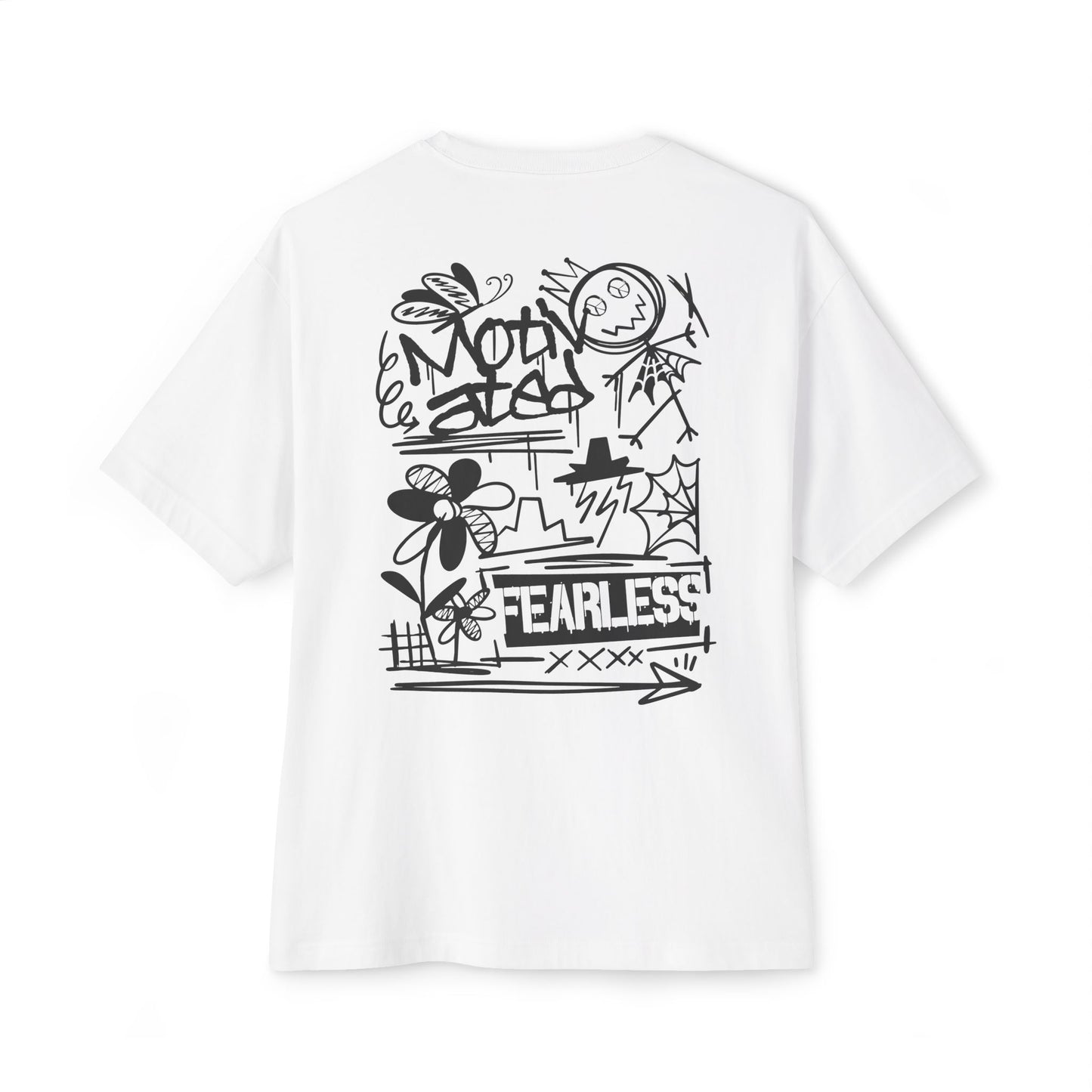 Fearless Oversized Tee - Unisex Graphic T-Shirt