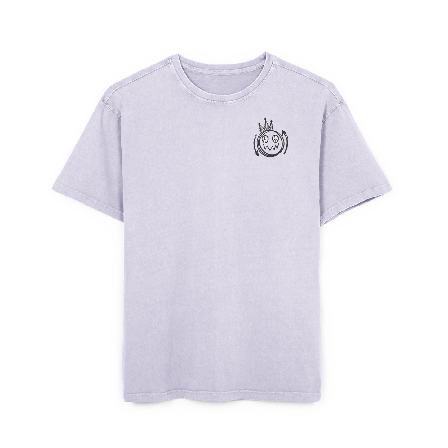 Fearless Graffiti Oversized Acid Wash Tee